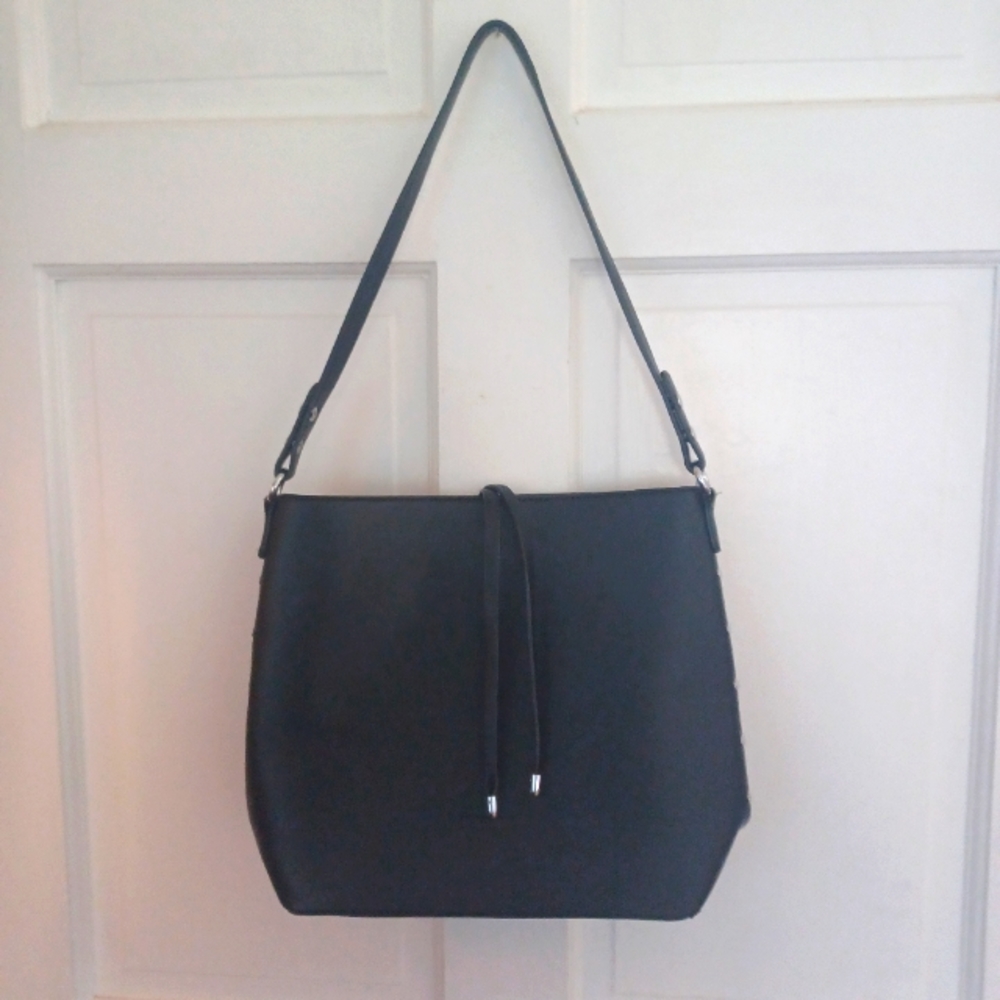 Westbronco Black Vegan Studded Purse